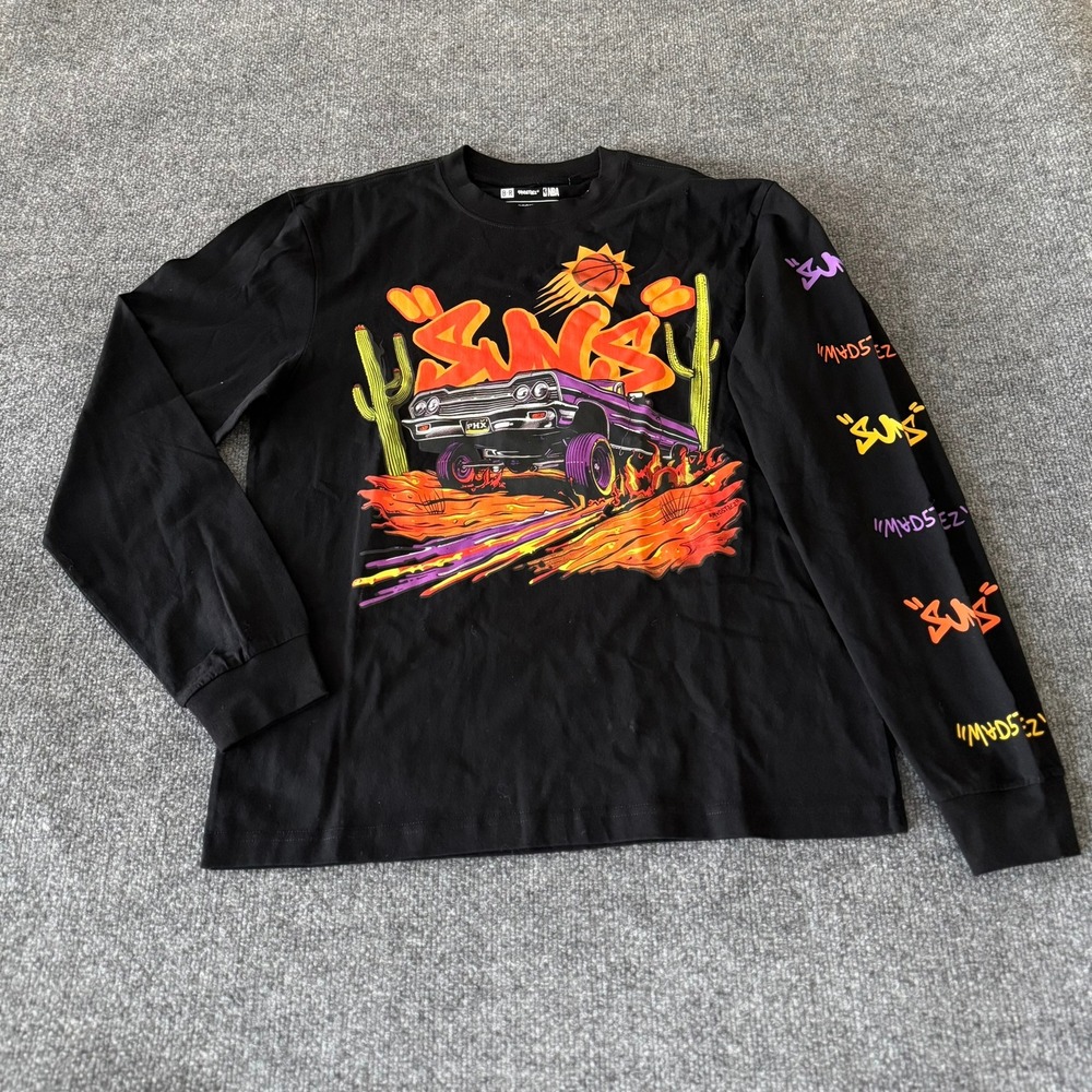 Phoenix Suns x MADSTEEZ B/R The Residency Long Sleeve Shirt Mens Small
